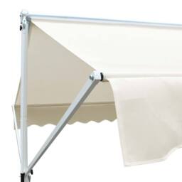 Berkfield Home Free Standing Awning 4x3 m Cream in Beige - thumbnail 6