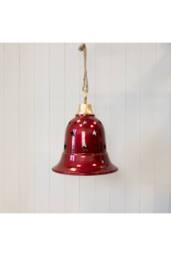 KDMD Glossy Red Metal Bell with Cutout Detail Large - thumbnail 1