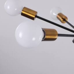NIVOR 6 - Light Dimmable Sputnik Sphere Chandelier in Gold - thumbnail 8