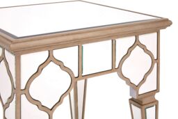 Orsina Stylish Design Side Table, Stable Constructed Kitchen Side Table For Breakfast, Robust Breakfast Table in Silver - thumbnail 3