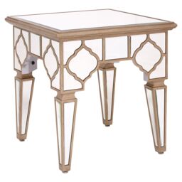 Orsina Stylish Design Side Table, Stable Constructed Kitchen Side Table For Breakfast, Robust Breakfast Table in Silver - thumbnail 2