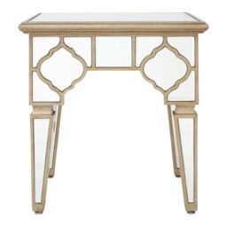 Orsina Stylish Design Side Table, Stable Constructed Kitchen Side Table For Breakfast, Robust Breakfast Table in Silver - thumbnail 1