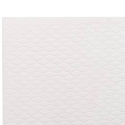 Wyld and Coco Off-White Velvet EU Single Bed 3ft Honeycomb Headboard in White - thumbnail 9