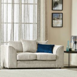 Snugg Furniture UK Limited Milo Jumbo Cord 2 Seater Sofa in Cream - thumbnail 3