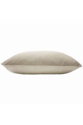 Furn Contra Soft Velvet Contrast Coloured Reverse Cushion in Natural - Size: 40 cm x 60 cm - thumbnail 3