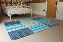 Benjamin Tate Design Nautical Tiles Rug in Natural - Size: Large - thumbnail 3