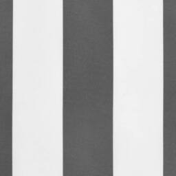 Berkfield Home Replacement Fabric for Awning Valance Anthracite & White Stripe 6 m in Black - thumbnail 5