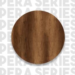 CALICOSY EMMA 3-Shelf Wall Shelf, 60Cm High in Walnut - thumbnail 5