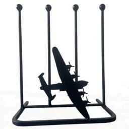 Poppyforge 2 Pair Boot Rack - Lancaster - Steel - L27.9 x W38 x H48.3 cm in Black - thumbnail 2