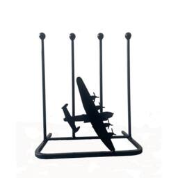 Poppyforge 2 Pair Boot Rack - Lancaster - Steel - L27.9 x W38 x H48.3 cm in Black