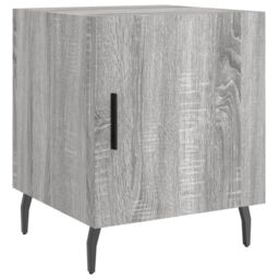 Berkfield Home Bedside Cabinets 2 pcs Grey Sonoma 40x40x50 cm Engineered Wood - Size: 40 x 40 x 50 cm - thumbnail 6