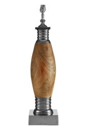 Orsina Hampstead Curved Tabor Lamp Base in Brown