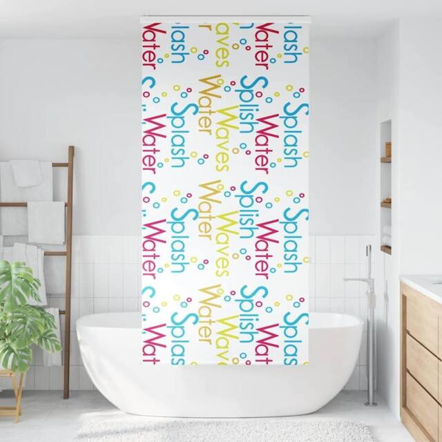Berkfield Home Shower Roller Blind with Cassette 90x240 cm Fabric Width 86 cm - image 1