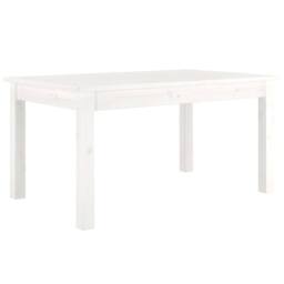 Berkfield Home Coffee Table White 80x50x40 cm Solid Wood Pine - Size: 80 x 50 x 40 cm - thumbnail 1