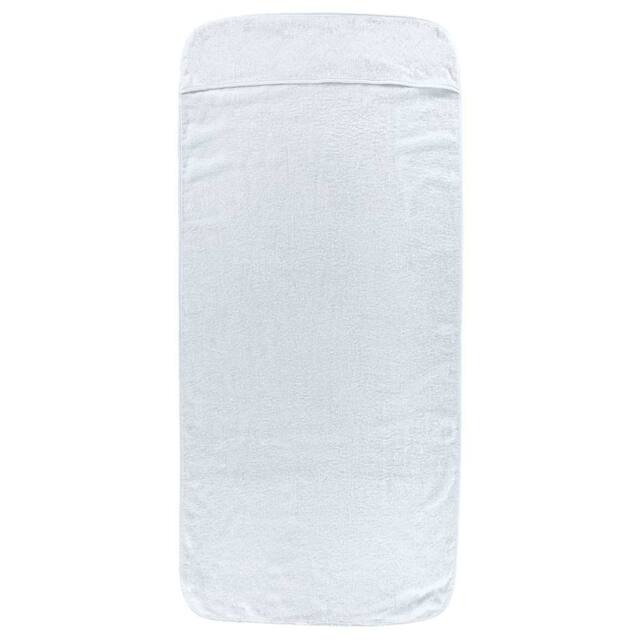 Berkfield Home Soft Beach Towels 2 pcs White 60x135 cm Fabric 400 GSM - image 1