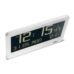 Braun Digital Wall Clock in White - thumbnail 3
