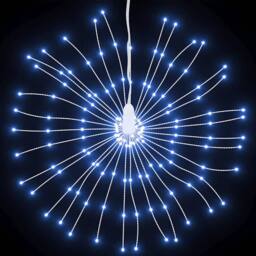 Berkfield Home Christmas Starburst Lights 140 LEDs 4 pcs Cold White 17 cm - thumbnail 4