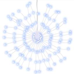 Berkfield Home Christmas Starburst Lights 140 LEDs 4 pcs Cold White 17 cm - thumbnail 3
