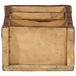 Berkfield Home Trays 4 pcs 30x14x9 cm Solid Wood Reclaimed in Brown - Size: 30 x 14 x 9 cm - thumbnail 6