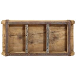 Berkfield Home Trays 4 pcs 30x14x9 cm Solid Wood Reclaimed in Brown - Size: 30 x 14 x 9 cm - thumbnail 8