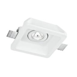 Netlighting MORGANA Recessed Adjustable Downlight White 15.5x15.5x6cm - Size: 15.5x15.5x6 cm - thumbnail 1