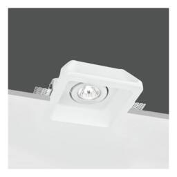 Netlighting MORGANA Recessed Adjustable Downlight White 15.5x15.5x6cm - Size: 15.5x15.5x6 cm - thumbnail 2