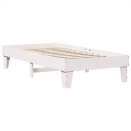 Berkfield Home Bookcase Bed without Mattress White 75x190cm Solid Wood Pine - Size: 75x190 cm - thumbnail 9
