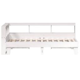 Berkfield Home Bookcase Bed without Mattress White 75x190cm Solid Wood Pine - Size: 75x190 cm - thumbnail 6