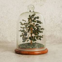 Serenity Gemstone Dome Tree Small - Aventurine in Green