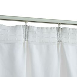 Berkfield Home Blackout Curtains with Hooks 2 pcs Off-White 140x175 cm in White - thumbnail 4