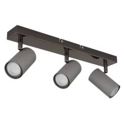 Netlighting Robby Ceiling Spotlight Bar Gunmetal 3x GU10 in Grey - thumbnail 2