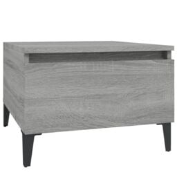 Berkfield Home Side Tables 2 pcs Grey Sonoma 50x46x35 cm Engineered Wood - Size: 50 x 46 x 35 cm - thumbnail 6
