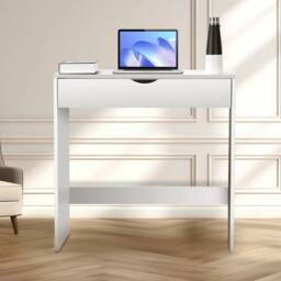 EONLION White Wooden Dressing Table with Drawers - thumbnail 4