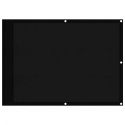 Berkfield Home Balcony Screen Black 75x700 cm 100% Polyester Oxford - thumbnail 2