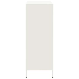 Berkfield Home Highboard White 68x39x101.5 cm Steel - thumbnail 6