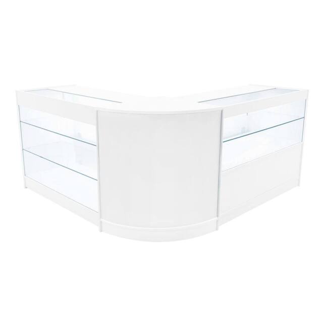 Monstershop Hera LED Shop Counter Set K1200, C1200 & CM60 - White - image 1