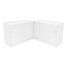 Monstershop Hera LED Shop Counter Set K1200, C1200 & CM60 - White - thumbnail 2