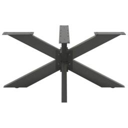 Berkfield Home Coffee Table Leg Spider Shape Anthracite 98x58x(42-43) cm Steel - thumbnail 3