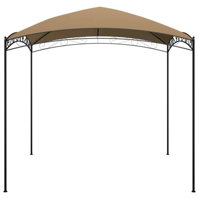 Berkfield Home Gazebo 3x3x2.65 m Taupe 180 g/m ² in Beige - image 1