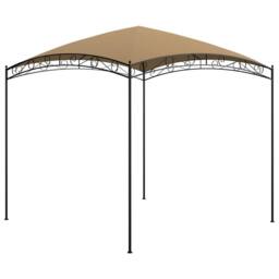 Berkfield Home Gazebo 3x3x2.65 m Taupe 180 g/m ² in Beige - thumbnail 2