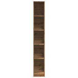 Berkfield Home Wardrobe Artisian Oak 30x50x200 cm Engineered Wood in Brown - Size: 30 x 50 x 200 cm - thumbnail 4