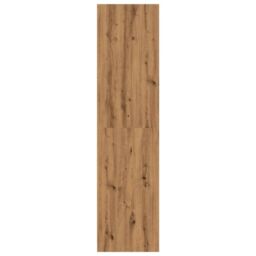 Berkfield Home Wardrobe Artisian Oak 30x50x200 cm Engineered Wood in Brown - Size: 30 x 50 x 200 cm - thumbnail 5