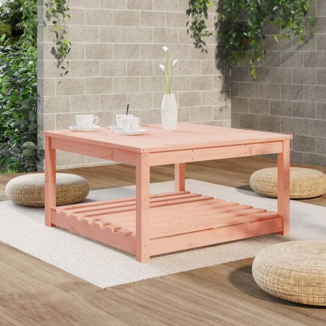 Berkfield Home Garden Table 82.5x82.5x45 cm Solid Wood Douglas in Light Brown - image 1