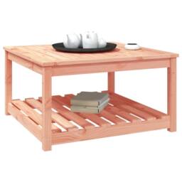 Berkfield Home Garden Table 82.5x82.5x45 cm Solid Wood Douglas in Light Brown - thumbnail 4
