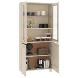 Berkfield Home Highboard HAMAR Solid Wood Pine Honey Brown - thumbnail 6