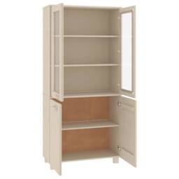 Berkfield Home Highboard HAMAR Solid Wood Pine Honey Brown - thumbnail 5