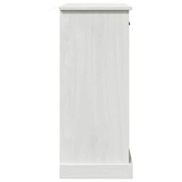 Berkfield Home Modern Bathroom Cabinet White 68 x 34 x 80 cm Solid pine wood - thumbnail 7