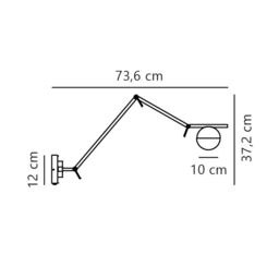 Nordlux Modern Indoor Wall Light Black Metal G9 Hand Blown Glass - No, IP20 - thumbnail 7