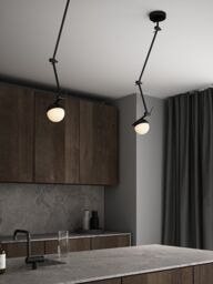 Nordlux Modern Indoor Wall Light Black Metal G9 Hand Blown Glass - No, IP20 - thumbnail 6