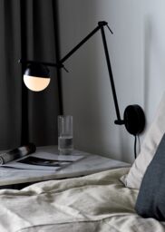 Nordlux Modern Indoor Wall Light Black Metal G9 Hand Blown Glass - No, IP20 - thumbnail 5